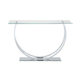 Coaster Danville U-shaped Sofa Table Chrome Model 704989